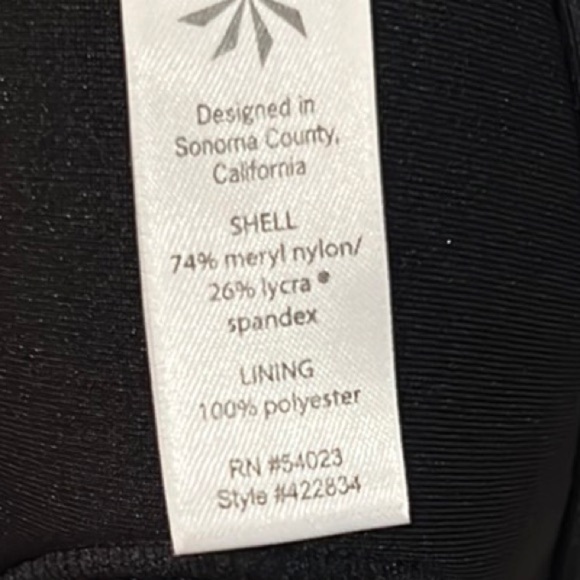 Athleta Rapanui Ready to Run Tankini Swim Top size Medium - Picture 11 of 11